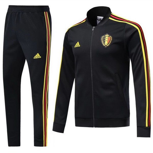 Survetement Football Belgique 2018 Noir Orange